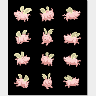 Flying Pigs Posters and Art